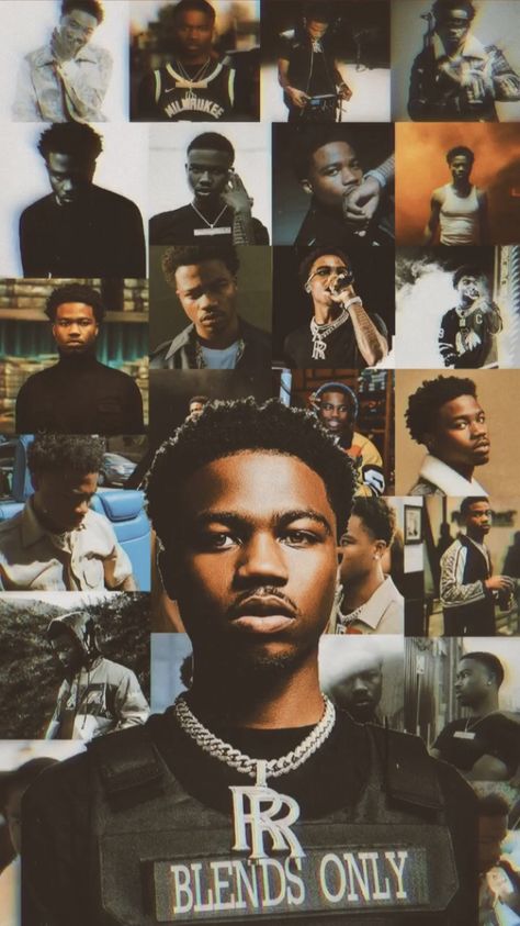 Celebrity Collage Aesthetic, Roody Rich, Roddy Rich, Rapper Aesthetic, Tupac Wallpaper, Roddy Ricch, Rapper Wallpaper Iphone, Hype Wallpaper, Bad Girl Wallpaper