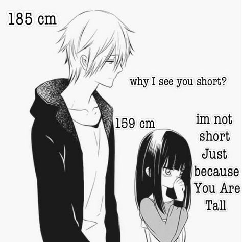 Short Girl Quotes Funny, Girl Quotes Funny, Short Girl Quotes, Short People Quotes, Tall Boyfriend Short Girlfriend, Short Girlfriend, Short Girl Problems, Tall Boyfriend, Tamako Love Story