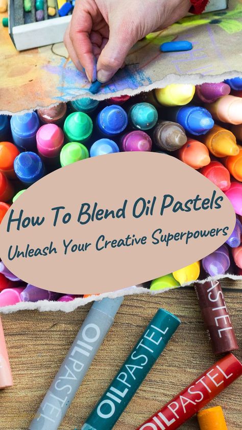 Oil pastels are a unique medium to work with since they can be used both on their own and in combination with other materials. They also offer a wide variety of colors that allow for more detailed illustrations, but what if you want to blend the oil pastels? In this guide, we will discuss how to blend oil pastels so that you can do your next project easily and beautifully. Blend Oil Pastels, How To Use Pastels, Oil Pastel Techniques, Oil Pastel Colours, Let's Make Art, Oil Pastel Paintings, Oil Pastel Art, Oil Pastel Drawings, Drawing Projects