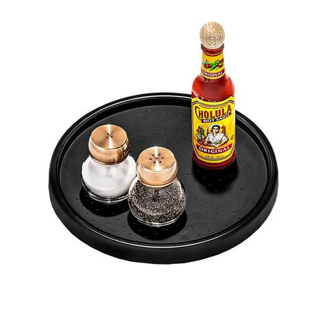 Use the Madesmart Turntable in the pantry, in the fridge or on the kitchen or laundry benchtop. This versatile lazy Susan style turntable spins for easy access to whatever you are storing, whether it's herbs and spices, condiments, cans or jars. It features a non-slip base and is made from BPA-free plastic. Black Lazy Susan, Modern Lazy Susan, Kitchen Turntable, Small Kitchen Items, Picnic Cooler Bag, Lazy Susan Turntable, Linen Cupboard, Mirror With Hooks, Container Shop