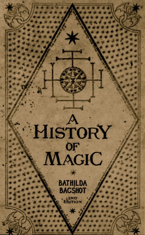 The History of Magic - a Hogwartz textbook. Nicholas Flamel, Posters Harry Potter, History Of Magic, Magical Beasts, A History Of Magic, Magical Books, Illustration Art Nouveau, Room Things, Potter Head