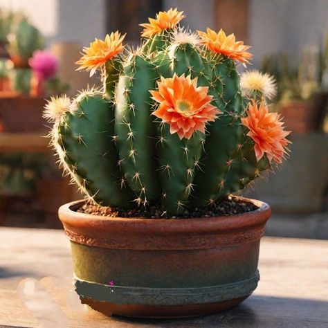 Cactus Flower Photography, Cactus Photos, Aesthetic Cactus, Cactus With Flowers, Cactus Aesthetic, Round Cactus, Cactus Photo, Cactus Photography, نباتات منزلية