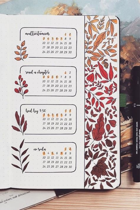 25+ Super cute bullet journal habit tracker ideas and examples for September #bulletjournal #habittracker #bujospread Journal D'inspiration, Minimalist Bullet Journal, Crazy Laura, Bullet Journal 2020, Habit Tracker Bullet Journal, Bullet Journal Tracker, Habit Trackers, Bullet Journal Mood, Bullet Journal Aesthetic