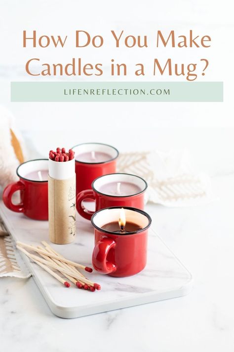 Diy Peppermint Candle, Candle Humor, Homemade Christmas Candles, Diy Candle Gift, Hot Chocolate Candle, Peppermint Candle, Diy Food Candles, Color Candles, Peppermint Candles