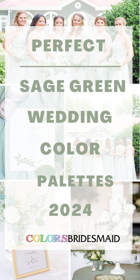 Sage Fall Wedding Colors, Eucalyptus Color Wedding Theme, Wedding Color Palette Olive Green, Green Blush Wedding Theme, Emerald Green And Taupe Wedding, Spring Sage Green Wedding, Color Palette For Sage Green Wedding, Weddings Sage Green, Sage Green Bridal Party Bridesmaid Dress