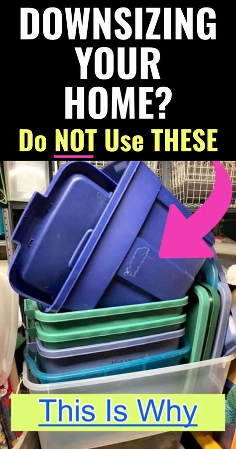 Downsizing Your Home? Do NOT Use These To Declutter, Get Rid Of Stuff OR To Get Organized. Move In Organization Ideas, How To Organize Moving Out, Moving Life Hacks, Moving Downsizing Tips, Downsizing Your Home To Move, Items To Declutter, What To Get Rid Of When Moving, Declutter For Moving, Decluttering Basement