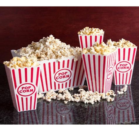 AmazonSmile: Plastic Popcorn Containers - Set of 4: Kitchen Products: Gateway Plastic Popcorn Containers, Popcorn Holder, Popcorn Tub, Party Popcorn, Popcorn Containers, Snack Holders, Popcorn Boxes, Popcorn Bucket, Popcorn Box