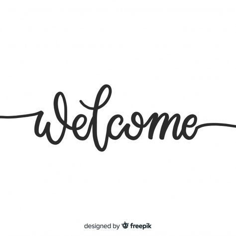 Welcome Fonts Lettering, Welcome Lettering, Welcome Font, Free Fonts For Cricut, Fonts Lettering, Eksterior Modern, Welcome Design, Chalkboard Lettering, Chalk Paint Projects