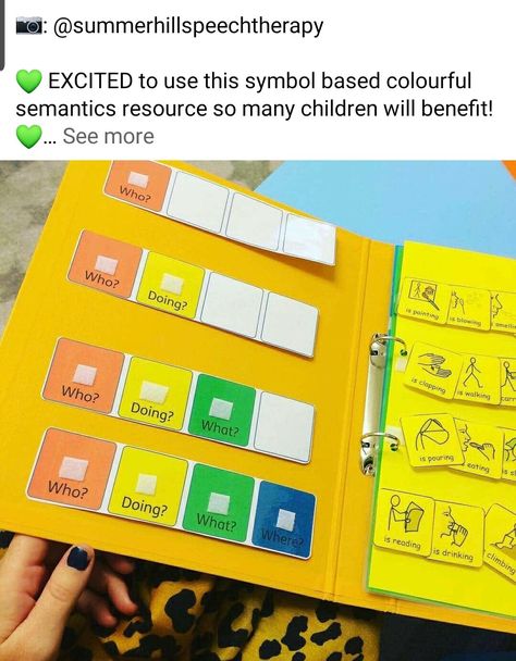 Colourful Semantics Activities, Colourful Semantics Resources Free, Speech Language Pathology Grad School, Eal Resources, Colourful Semantics, Asd Classroom, Eyfs Classroom, Esl Teaching Resources, Speech Therapy Games