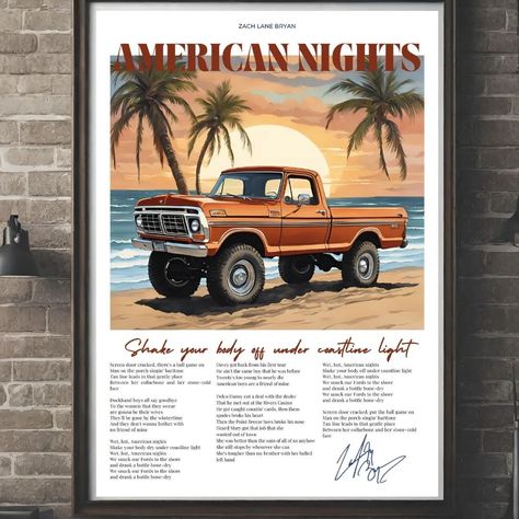 Zach Bryan Art, Lyrics Zach Bryan, Zach Bryan Lyrics, Western Wall Decor, Western Wall, Zach Bryan, Song Lyric, Vinyl Record, Country Music