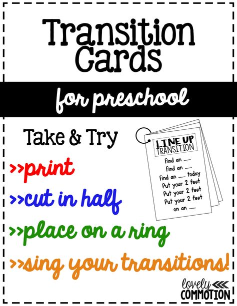 Transitions got you down?  You may need these Transition Cards to help you sing and not scream!  Encourage following directions in preschool through song. Transition Songs For Preschool, Preschool Transitions, Transition Songs, Transition Ideas, Transition Activities, Learn Singing, Preschool Circle Time, Preschool Resources, Preschool Songs