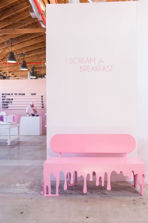 Instagram Walls, Ice Cream Museum, Museum Of Ice Cream, Ice Cream Parlor, Art Interior, Dashboard Design, Ice Cream Shop, I Scream, Pop Up Store