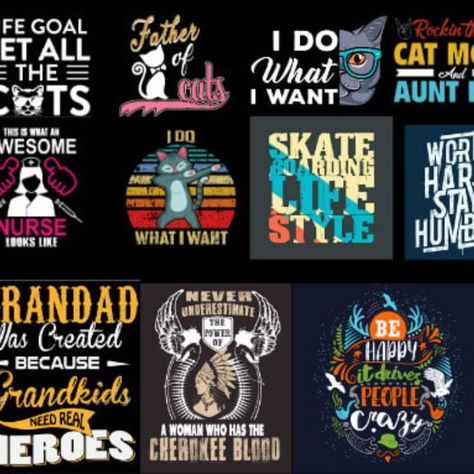 I will give 50k tshirt design for pod teepublic teespring merch by amazon redbubble Merch By Amazon, Cat M, Nursing Fashion, Amazon Merch, Custom Tshirt Design, Tshirt Design, Custom Tshirts, Service Design, Shirt Designs