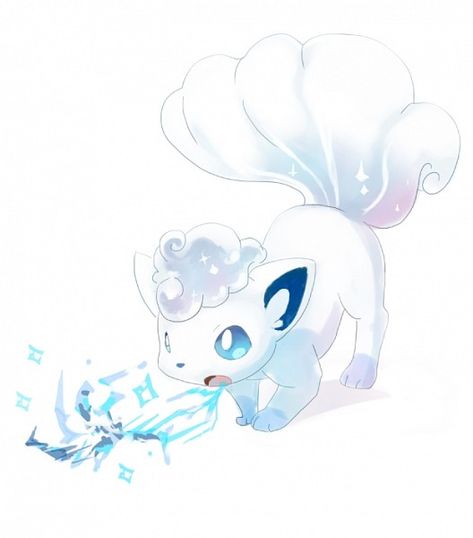 View full-size (621x706 104 kB.) Vulpix Pokemon, The Game, Pokemon, Water, Blue, Kawaii, Pokémon