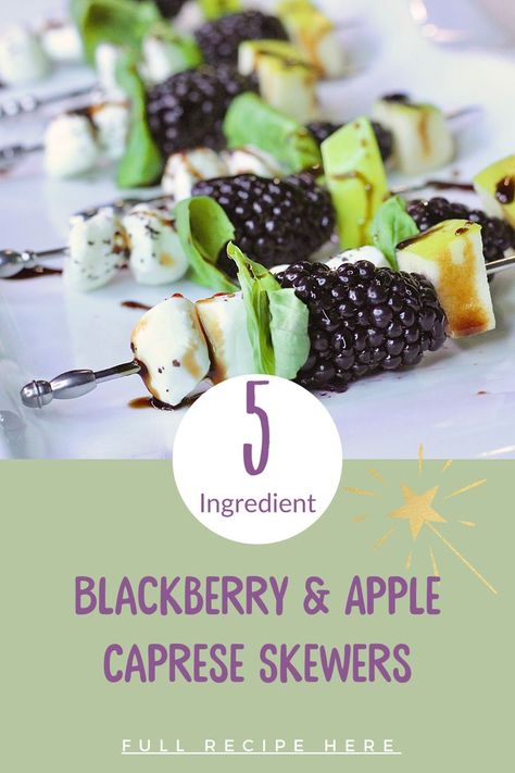 Blackberry Caprese Skewers, Blackberry Mozzarella Skewers, Fall Skewers, Blackberry Snacks, Skewers Appetizers Cold, Charcuterie Domes, Skewered Appetizers, Blt Skewers, Berry Appetizers