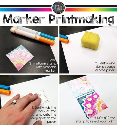 How to create radial symmetric marker prints! Art with Mrs. Nguyen -Printmaking- Kids Printmaking, Classroom Management Ideas, Printmaking Projects, Art Education Projects, Sou Fujimoto, Art University, 4th Grade Art, 3rd Grade Art, Nature Art Prints