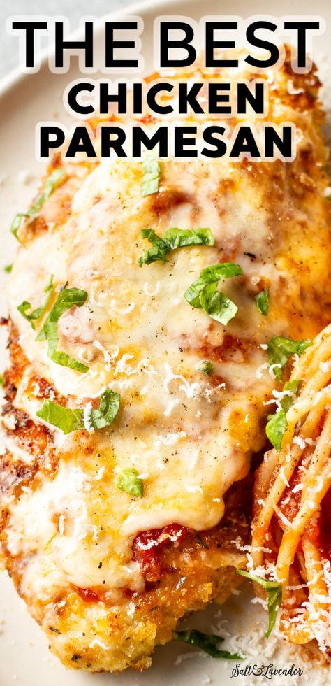 Healthy Grilled Chicken Parmesan, Chicken Parmesan Recipes Baked, Best Ever Chicken Parmesan, No Fry Chicken Parmesan, Make Ahead Chicken Parmesan Recipe, Spaghetti Chicken Parmesan, Parmasen Chicken Recipes, Carrabas Chicken Parmesan Recipe, Skillet Chicken Parmesan Recipe