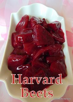 Cooked Beets Recipe, Red Beets Recipe, Harvard Beets, Cooked Beets, Pickled Beets Recipe, Fresh Beets, Beet Recipes, Pickled Beets, Veggie Side Dishes