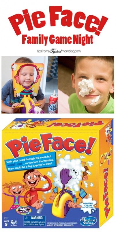 Pie Face Game~ Another fun game for family game night! #PieFace #IC #ad Pie Face Game, Game Night Family, Game Night Food, Birthday Games For Kids, Tea Party Games, New Year's Games, Teaching Crafts, Games Outdoor, How To Make Caramel