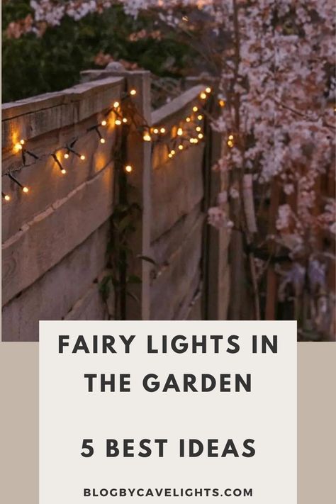 ✨ Illuminate your outdoor oasis with our top picks for fairy lights in the garden! From charming pathways to cozy seating areas, discover the 5 best garden lighting ideas to add a magical touch to your outdoor space. Click for enchanting inspiration! 🌟🌿 Festival Lights Garden, Fairy Light Ideas Outdoor, Fairy Lights Kitchen Ideas, Pergola Lighting Ideas Night, Outdoor Fairy Lights Ideas, Garden Fairy Lights Ideas, Fairy Lights Backyard, Lights In Garden, Decorating With Fairy Lights