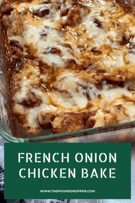 French Onion Chicken Bake, Onion Chicken Bake, French Onion Chicken, Chicken Bake, Onion Chicken, Thigh Recipes, Chicken Recipes Casserole, Chicken Dishes Recipes, Baked Chicken Recipes