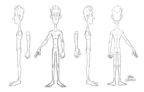 Luigi Lucarelli, Mall Food Court, Character Turnaround, Cartoon Body, Animation Storyboard, Cartoon Disney, Character Model Sheet, Cartoon Sketches, Drawing Digital