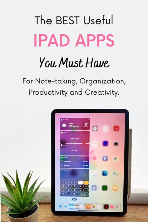 Here are the best iPad Pro apps for creatives and students. These must have apps are useful for note taking, design work and digital journaling. Read about what’s on my iPad here, and get productive! Helpful Ipad Apps, Best Note Taking Apps Ipad Free, Journal Apps Ipad Free, Ipad Air Note Taking, Ipad Apps For Organization, Teacher Apps For Ipad, Ipad Pro Essentials, Creative Ipad Apps, Must Have Ipad Apps Student