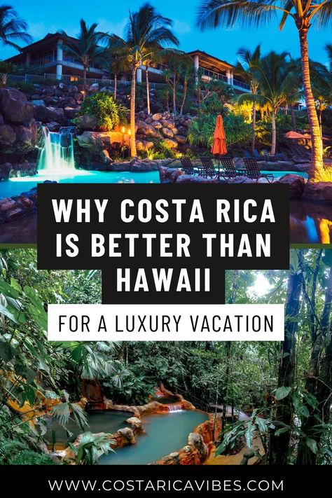 Discover whether Costa Rica or Hawaii is better for your next vacation! Our guide compares cost, weather, activities, and travel logistics between these two tropical paradises. Learn about the best time to visit, explore national parks, enjoy stunning beaches, and find out which destination suits your travel style. Perfect for adventure seekers, beach lovers, and anyone planning a dream getaway, make an informed decision with our detailed comparison. Best Time To Visit Costa Rica, Dreams Costa Rica, Costa Rica Spring Break, Costa Rica Things To Do, Tropical Vacation Ideas, Travel To Costa Rica, Travel Costa Rica, Tropical Vacation Destinations, Costa Rico