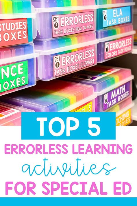 Special Needs Task Boxes, Station Activities For Kindergarten, Sensory Bins Special Education, Centers In Special Education Classroom, Preschool Stations Classroom, Task Box Ideas Special Needs, Ecse Classroom Activities, Task Boxes For Special Education Elementary, Elementary Sped Task Boxes