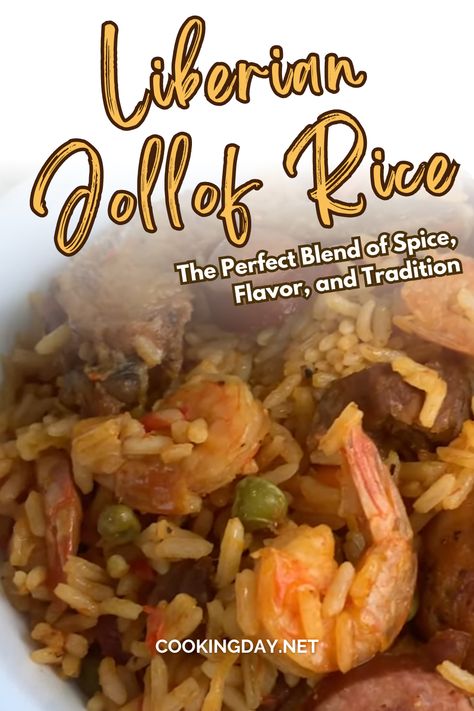 Liberian Jollof Rice: The Perfect Blend Of Spice, Flavor, And Tradition - Cooking Day Liberian Food Recipes, Liberian Food, African Foods, Art Of Cooking, West African Food, Jollof Rice, African Recipes, Seasoned Rice, Liberia