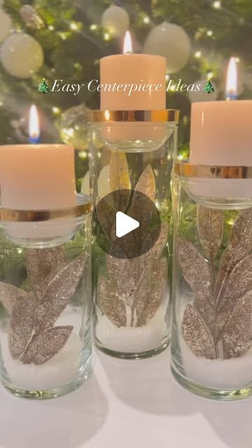 Dollar Tree Diy Christmas Decor, Dollar Tree Diy Candle, Dollar Tree Diy Christmas, Joy Peace Love, Gold Tape, Epson Salt, Salsa Bowls, Diy Floral Decor, Christmas Decorations Centerpiece