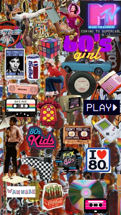 @GreenCatZZZ #art #music #love #green #blue #retro #80s 80s Collage, The 80s Aesthetic, 80s Aesthetic Retro, Preppy Backgrounds, 1950s Aesthetic, 80s Aesthetic Wallpaper, 1980s Aesthetic, 80’s Aesthetic, Pop Culture Moments