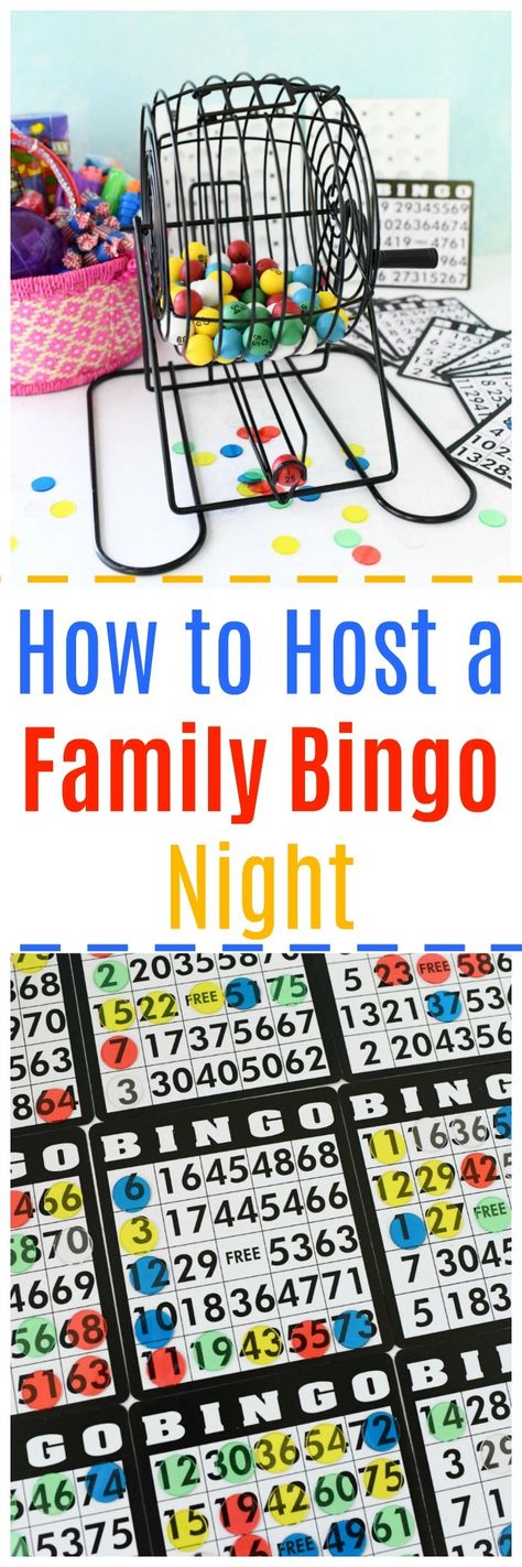 How to Host a Family Bingo Night. Looking for a fun family game night idea? What about a Family Bingo Night? Learn how to make your family bingo game night a success. Roughly 30 minutes is all you need for a couple of rounds of fun! (AD) #bingo #bingogame #playbingo #familygamenight  via @savvysavingcoup Bingo For Books, Bingo Prize Ideas, Family Bingo Night, Family Bingo, Family Night Activities, Bingo Games For Kids, Free Bingo Cards, Bingo Party, Game Night Parties