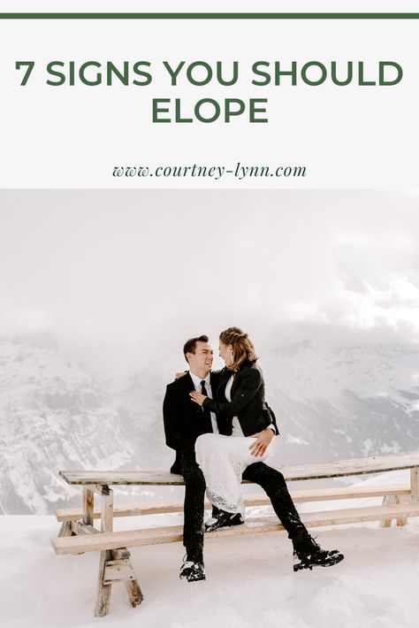 Wedding Just The Two Of Us, How To Elope Ideas, Eloping Quotes, Elope Hairstyle, Elopement Ideas North Carolina, Inexpensive Elopement Ideas, Elopement In The Mountains, Fun Elopement Ideas, Pre Elopement Party