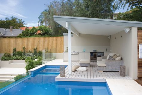 Small Pools Backyard, Pool Gazebo, Outdoor Patio Ideas Backyards, Pool Cabana, Pergola Design, Modern Landscape Design, Backyard Pool Landscaping, Backyard Pergola, Small Pools