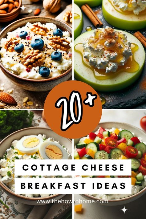 Start your day with a delicious boost of protein and stay full and satisfied for hours. Find exactly what you want whether it's sweet or savory. Try these irresistible cottage cheese recipes. Nutritious and delicious. Cottage Cheese Toast Breakfast Ideas, Cheese Breakfast Ideas, Cheese Breakfast Recipes, Cottage Cheese Breakfast Recipes, Cottage Cheese Recipes Breakfast, Keto Queso, Bariatric Breakfast, Healthy Low Calorie Breakfast, Cottage Cheese Dinner