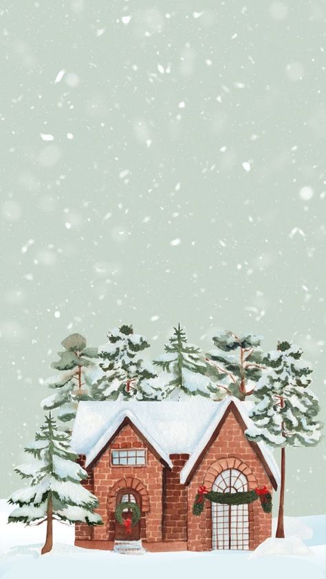 Minimal Christmas Wallpaper, Iphone Wallpaper Christmas, Christmas Scenery, Minimal Christmas, Christmas Time Is Here, Screen Wallpaper, Home Wallpaper, Christmas Wallpaper, Scenery Wallpaper