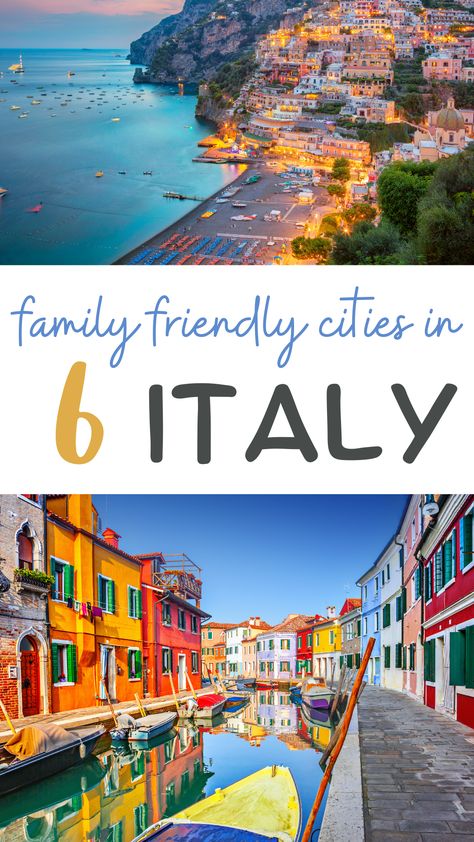 Cities To Visit In Italy, Travel With Family, Italy With Kids, Best Places In Italy, Italy For Kids, Italy Culture, Vacation In Italy, Italian Holiday, Things To Do In Italy