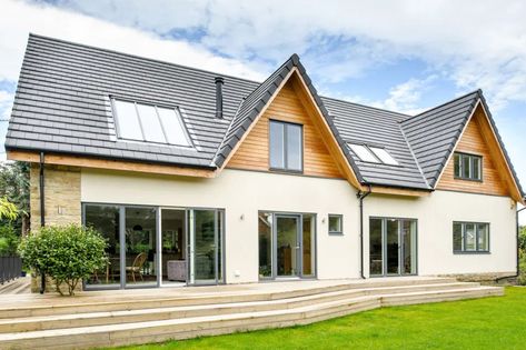 Sunnydale conversion | Idealcombi UK Dormer Renovation, Bungalow Dormer, Bungalow Renovation Before And After, Barn House Conversion, Bungalow Conversion, Hilltop House, Dormer Bungalow, Dormer Roof, Bungalow Extensions