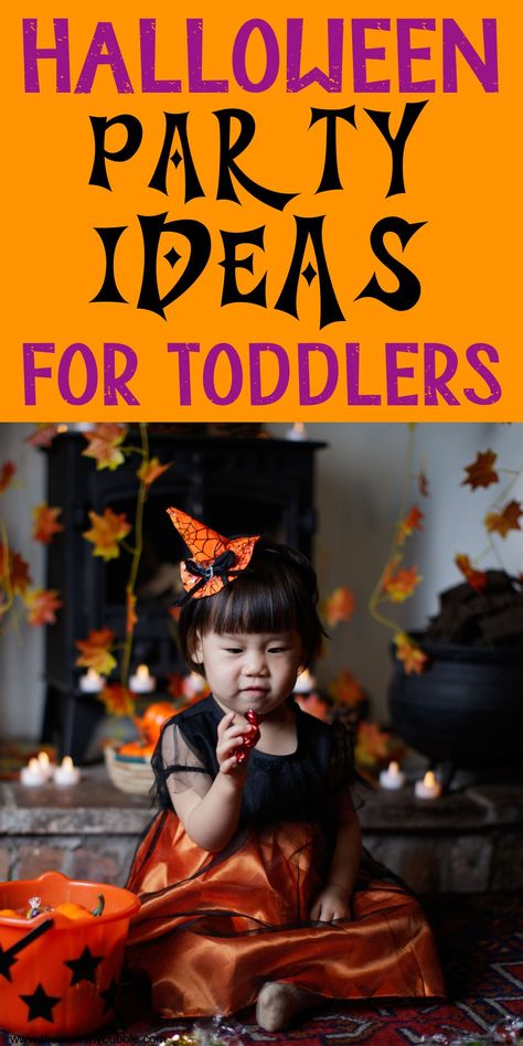 Halloween Toddler Party Games, Homeroom Mom Halloween Party, Halloween Party For Toddlers Ideas, Halloween Party Activities For Toddlers, Halloween Kids Party Activities, Children’s Halloween Party Ideas, Toddler Activities Halloween, Halloween Party Ideas For Toddlers, Halloween Party Toddlers