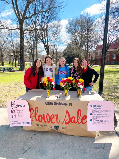 Philanthropy Tabling Ideas Sorority, Greek Life Fundraising Ideas, Fundraising Ideas Sorority, Fundraising Ideas For Sororities, Sorority Philanthropy Events Ideas, Sorority Fundraiser Ideas, Delta Zeta Philanthropy Events, Philanthropy Events Sorority Fundraising Ideas, Sisterhood Ideas Sorority