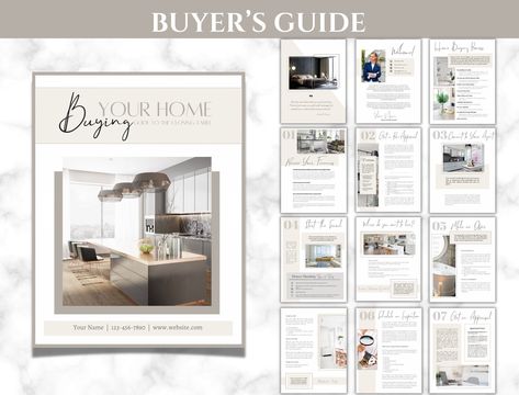 "Present your best with this comprehensive Buyer's Guide! You'll get a very informative buyer's resource that will make you look prepared, professional and seasoned. Rest-assured, the content in this guide has been meticulously created through time and experience in both selling real estate and selling mortgage loans. I am the shop owner and I am a former real estate agent and seasoned mortgage loan originator who knows that a well-educated and cared for buyer makes for a smooth transaction. Tha Real Estate Buyers Guide, Listing Presentation Real Estate, Real Estate Terms, Mortgage Loan Originator, Mortgage Process, Listing Presentation, Real Estate Buyers, Mortgage Tips, Loan Application