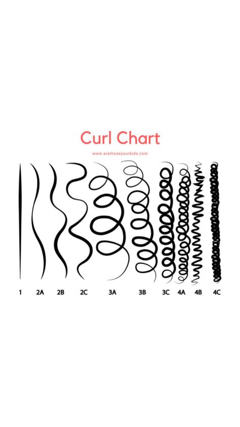 #CurlyHair #CurlChart #Girls #Afro #Wavy Curl Chart, Curly Hair Styles