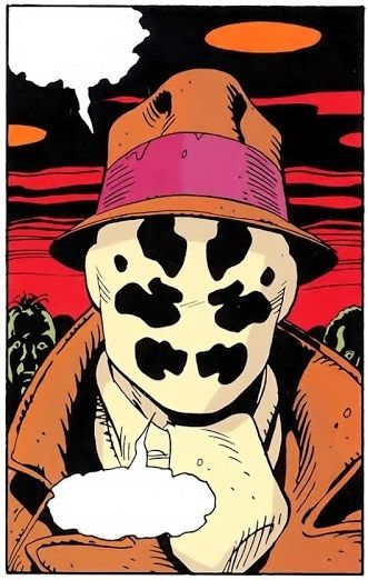 Watchmen Rorschach, Art Dc Comics, Dr Manhattan, Alan Moore, Univers Dc, 8bit Art, Comic Style Art, Arte Dc Comics, Old Comics