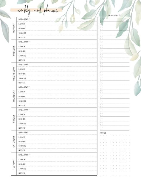 Meal Planning Goodnotes, Meal Planner Goodnotes Free, Meal Planning Worksheet, Weekly Menu Planning Template, Daily Meal Plan Template, Good Notes Meal Planner Free, Weekly Meal Prep Template, Weekly Meal Planner Template Free, Weekly Meal Planner Printable Free Menu Planning