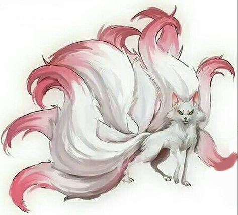 Kitsune 9 Tails, Nine Tailed Fox Art Spirit Animal, Nine Tailed Fox Drawing, Fox Tail Drawing, Gumiho Tattoo, Nine Tail Fox Tattoo Design, Gumiho Art, 9 Tailed Fox Art, Kitsune Animal