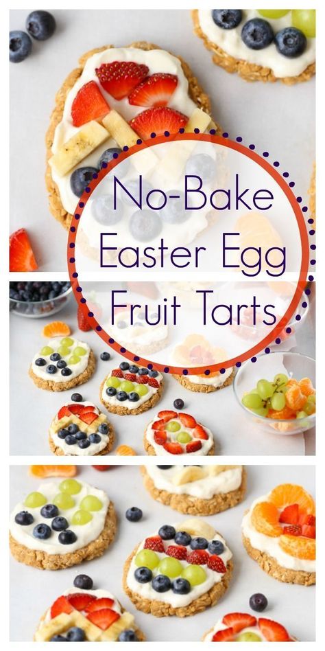 Healthy Easter Dessert, Egg Fruit, Healthy Easter Recipes, Easter Cooking, Recipes Easter, Healthy Easter, Easter Snacks, Super Healthy Kids, Fruit Tarts