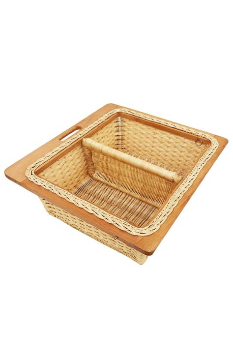 AKWAY Wicker Basket For Modular Kitchen | Pull Out Basket for Onion, Potato (22.5 W (564mm) x 20 L x 8 H Inches (Single Partition), Beige)(Beechwood) Open the link below to see: https://amzn.to/3XHiesu Potato Basket, Kitchen Design Color, Kitchen Details, Kitchen Baskets, Kitchen Pulls, Wicker Basket, Design Color, Wicker Baskets, Potato