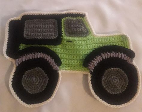 CROCHET PATTERN Only - Large Jeep Applique for Blankets, Pillows, Bags, Wall Hanging, Embellishment, Truck, Off Road, Boy, Man, Girl, Woman Jeep Crochet, Granny Square Häkelanleitung, Crochet Appliques, Knitting Toys, Men Crochet, Irish Crochet Dress, Crochet Stitches Free, Crochet For Beginners Blanket, Crochet Hook Set