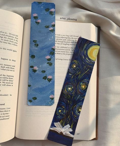 Bookmarks Crochet, Bookmark Crochet Tutorial, Bookmark Easy, فنسنت فان جوخ, Mini Toile, Art Du Croquis, Bookmark Crochet, Handmade Bookmarks Diy, Buch Design